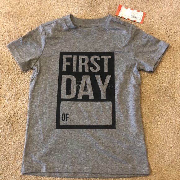 Cat & Jack Boys First Day Of  T-Shirt - Picture 6 of 6